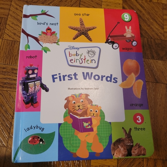 5/$10 Baby Einstein Board Book First Words Toddler